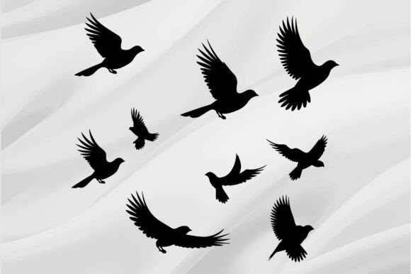 Bird Silhouette Vector Craft