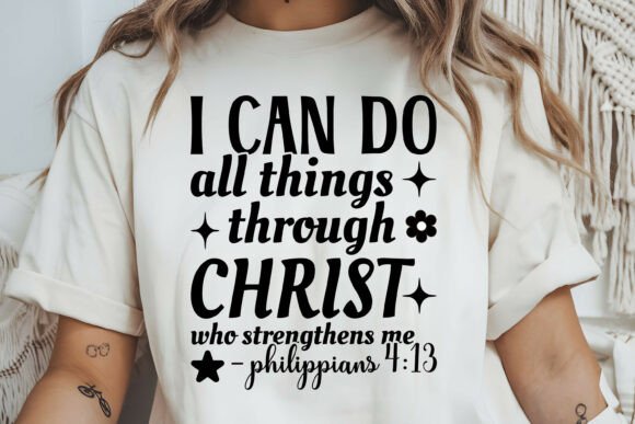 Christian Faith Bible Verse PNG T-Shirt Graphics