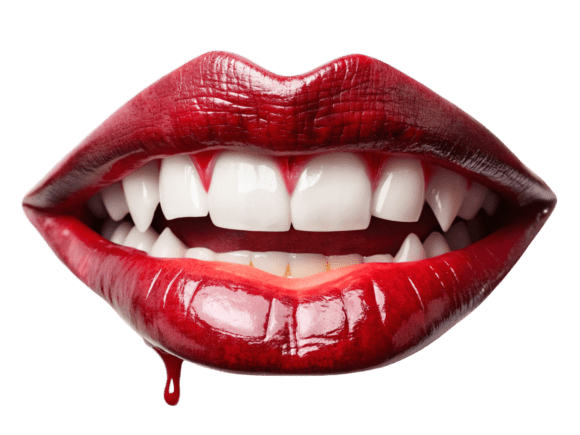 Colorful Halloween Thing Vampire Teeth