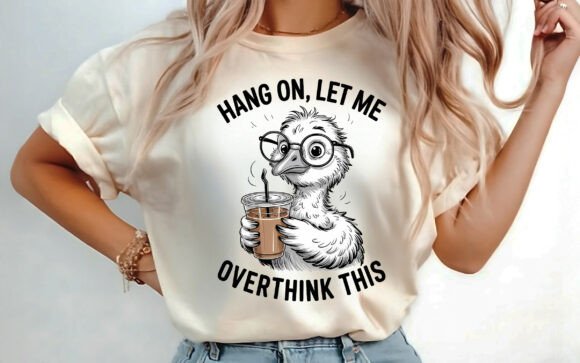 Funny Duck Hang on Let Me Overthink This Graphics