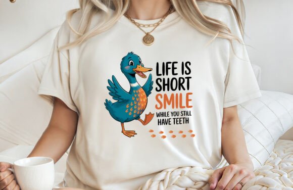 Funny Duck Sarcastic Shirt PNG
