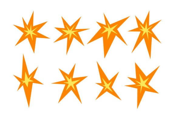 Geometric Starburst Vector Collection: Graphics & Icons for Modern Design