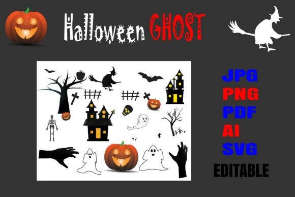 Halloween Iridescent Ghost Coquette Graphics