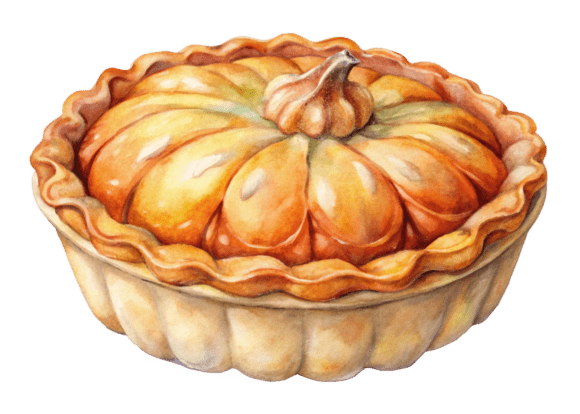 PNG Pumpkin Pie. Celebration Baking Food