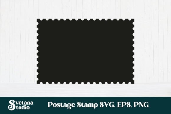 Postage Stamp SVG Design for Graphics and Illustrations