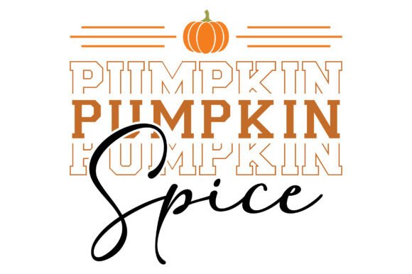 Pumpkin Spice Sweatshirt Graphics T-Shirt Designs