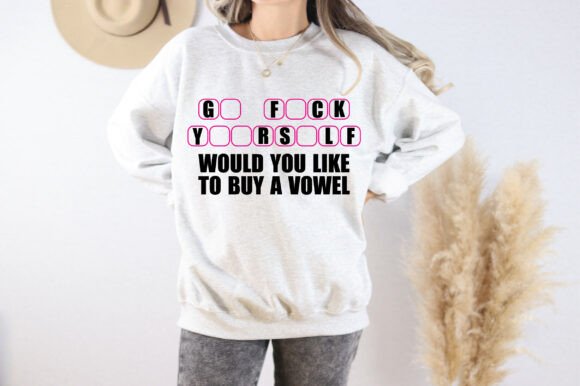 Would You Like to Buy a Vowel Funny Graphics
